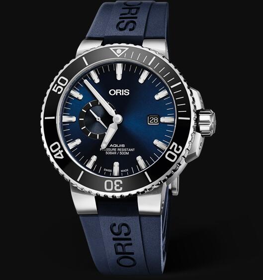 Oris Aquis Small Second Date 45.5mm 01 743 7733 4135-07 4 24 65EB Replica Watch